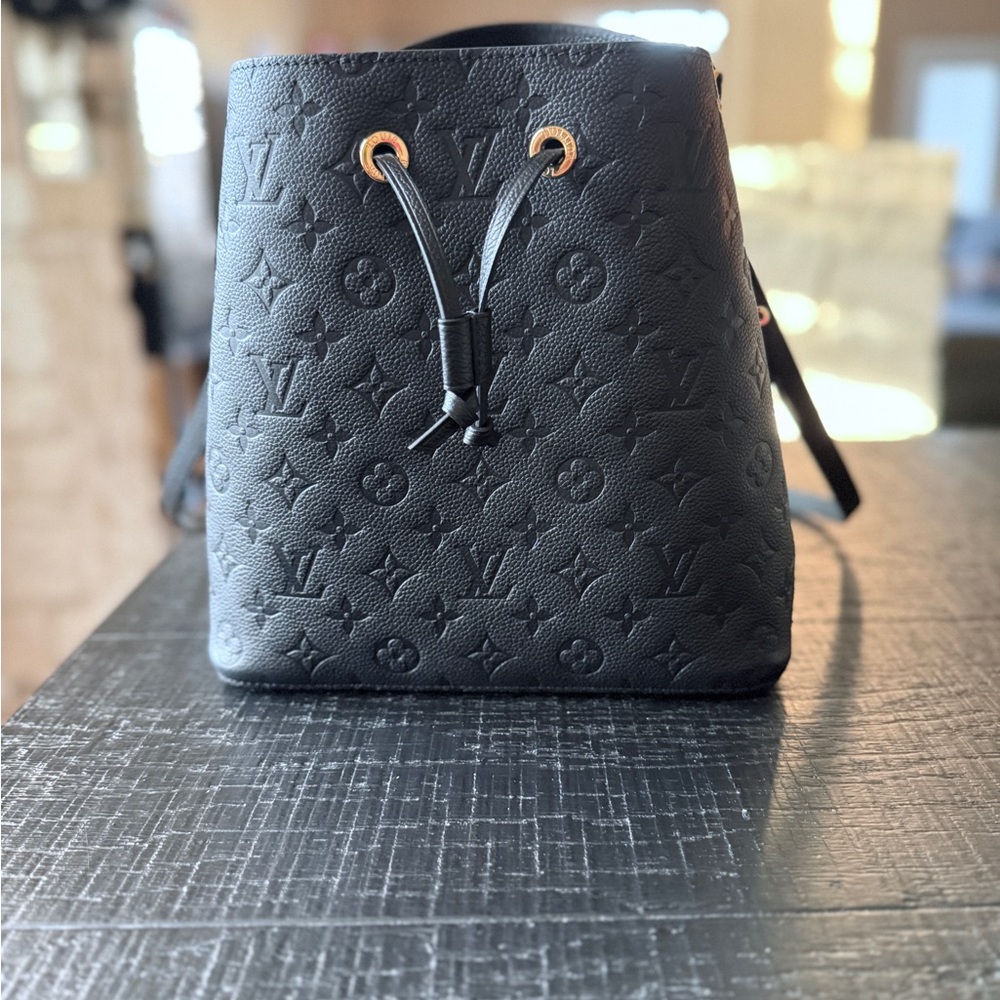 Louis Vuitton Black Monogram Bag